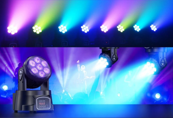 28W DMX & Musik gesteuerter LED Moving Head
